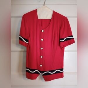 Studio C 8 women's cute button-down top